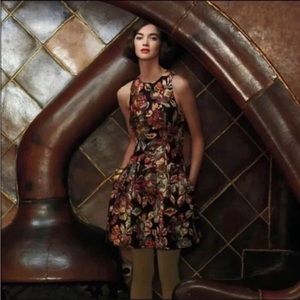 Anthropologie Leifsdottir Adelita Brocade Dress Size 2